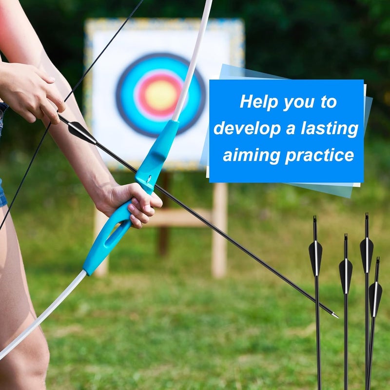 Arrowbash 24 Pcs 31.5 Inch Arrows for Compound Bow Hunting Arrows Carbon Arrows with 3 Inch Plastic Arrow Feathers and Removable Tips 500-600 Spine Archery Target Arrows for Recurve Bow - Image 5